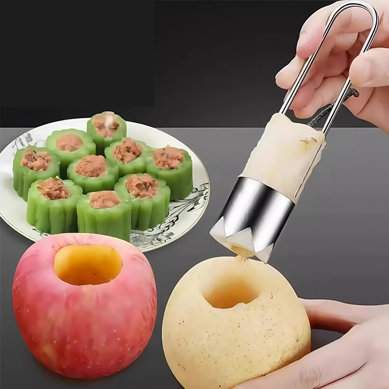 Kitchen Gadgets Kitchen - Stainless Steel Fruit Core Remover Apple