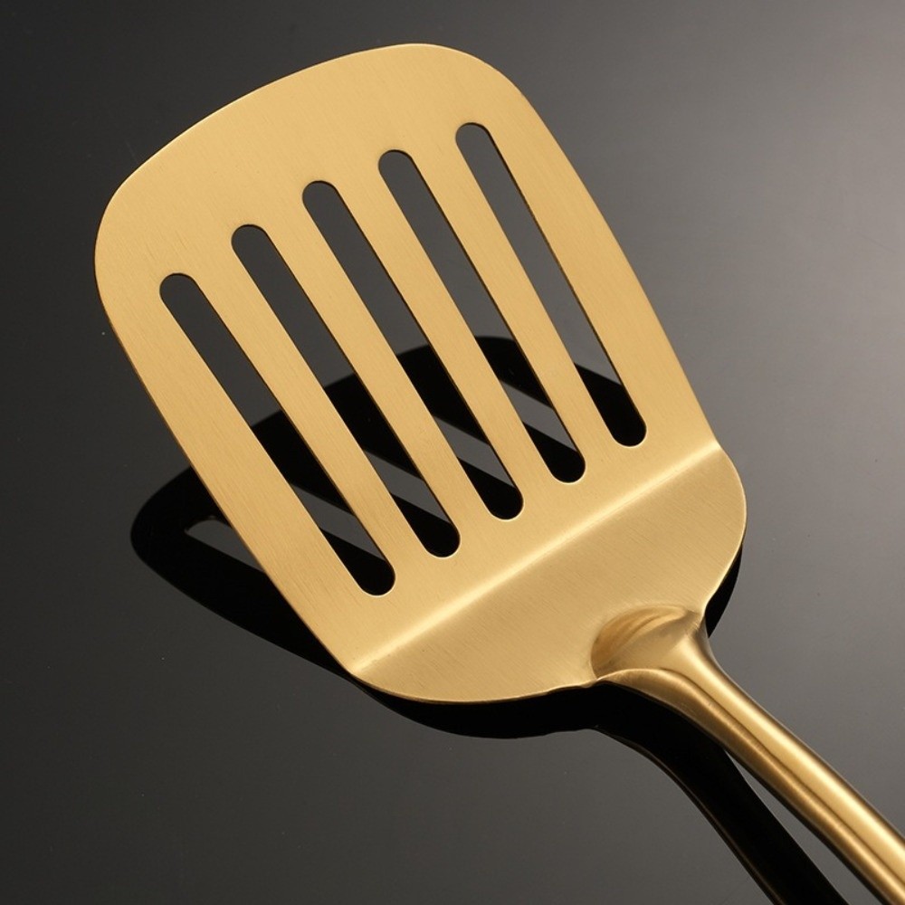 Kitchen Gadgets Gold - Stainless Steel Kitchen Utensil Set Heat