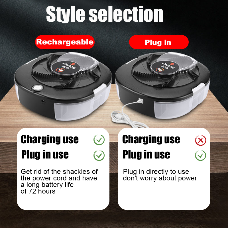 Kitchen Gadgets Electronic - Flycatcher Rechargeable/USB Electric Fly Trap Safety
