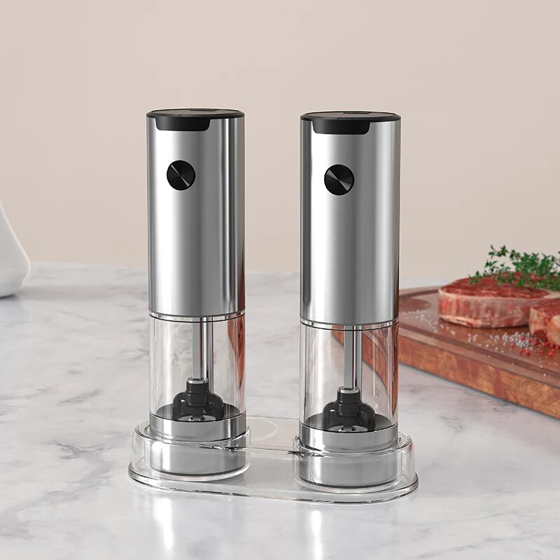 Kitchen Gadgets Electronic - Electric Automatic Mill Pepper And Salt