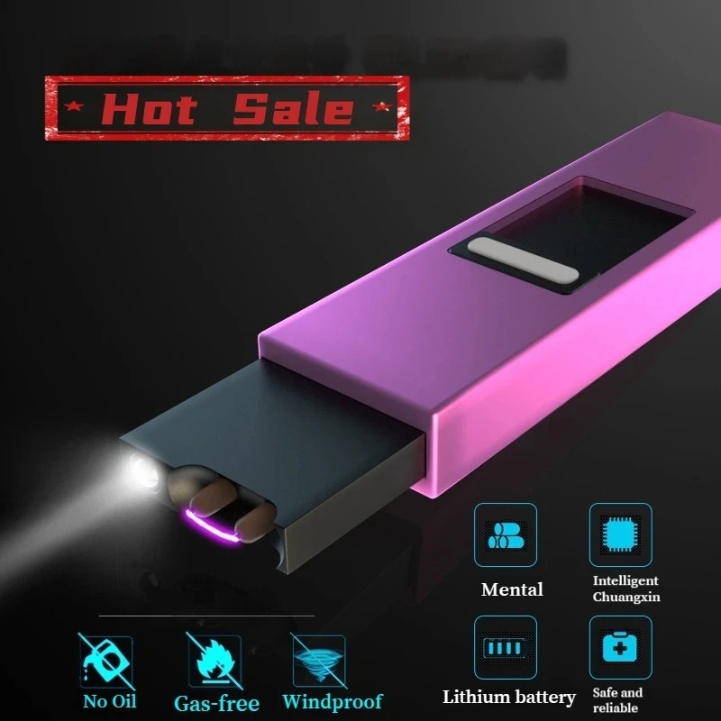 Kitchen Gadgets Electronic - Portable Pulse Arc Electric Lighter Outdoor