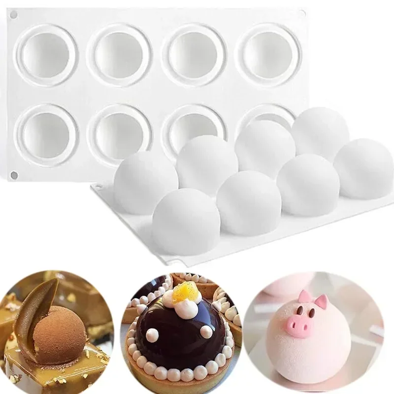 Kitchen Gadgets Deals - 3D Sphere Silicone Mold For Mousse