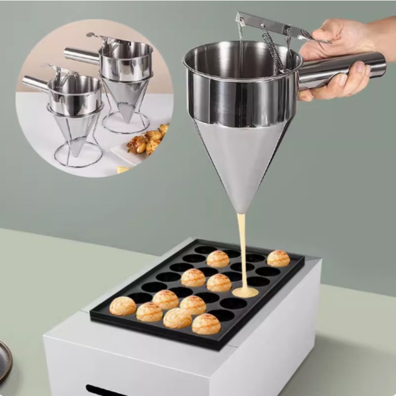 Kitchen Gadgets Deals - 600/1200ML Stainless Steel Liquid Funnel Dispenser,
