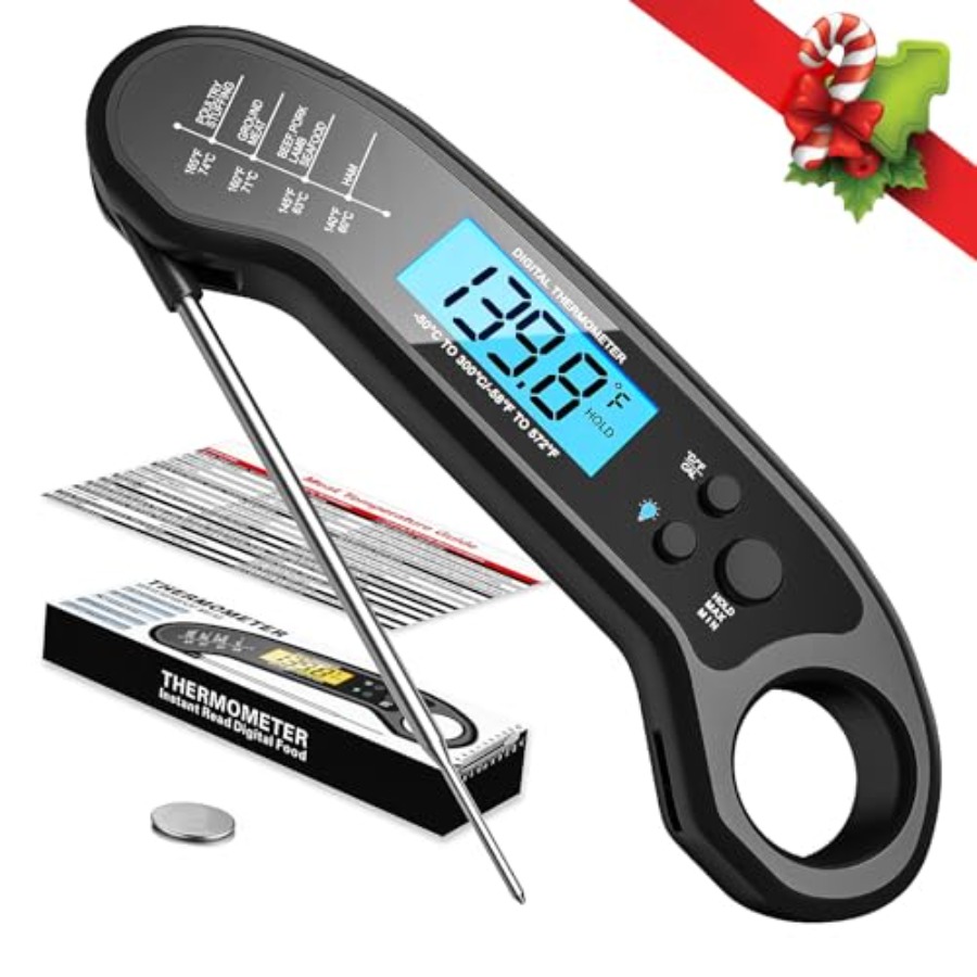 Instant Read Thermometer - Meat Thermometer Digital Instant Read Meat