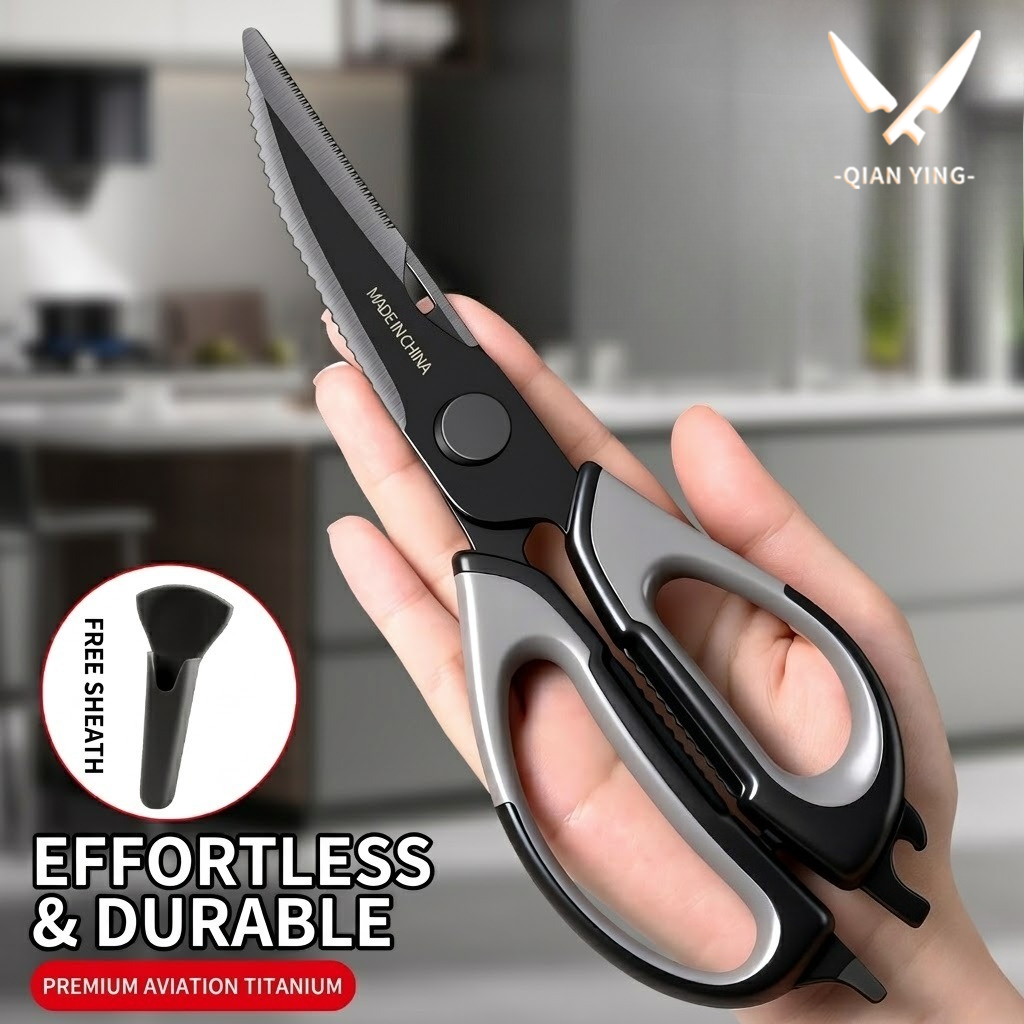 Kitchen Gadgets Deals - Kitchen scissors Titanium Chicken bone scissors