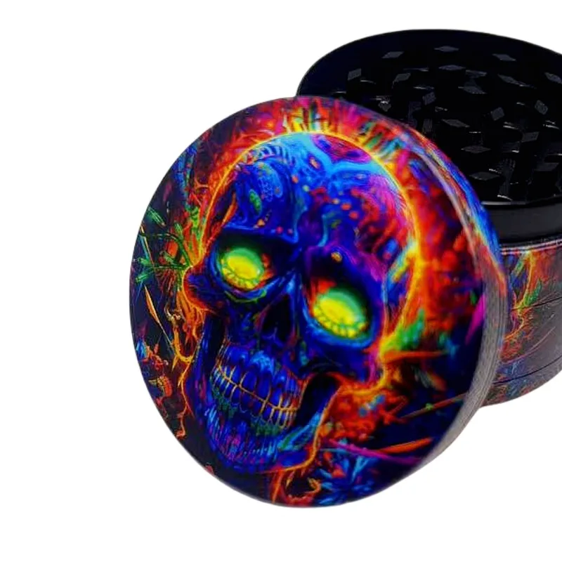 50mm Metal Skull Herb Grinder  - Kitchen Gadgets Gold recension och pris