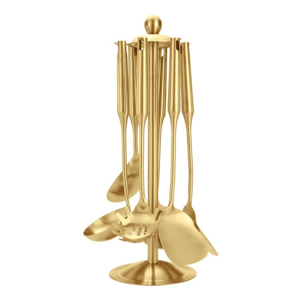 Stainless Steel Kitchen Utensi - Kitchen Gadgets Gold recension och pris