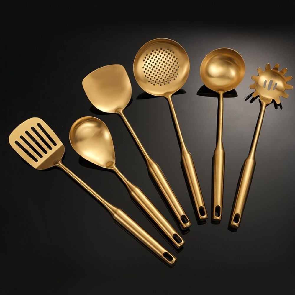 Stainless Steel Kitchen Utensi - Kitchen Gadgets Gold recension och pris