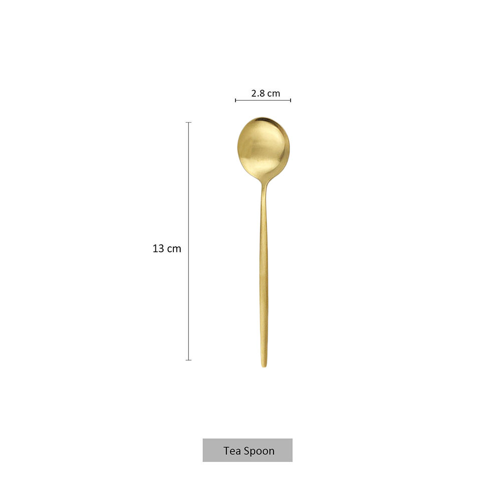 6Pcs Tea Coffee Stir Mini Spoo - Kitchen Gadgets Gold recension och pris