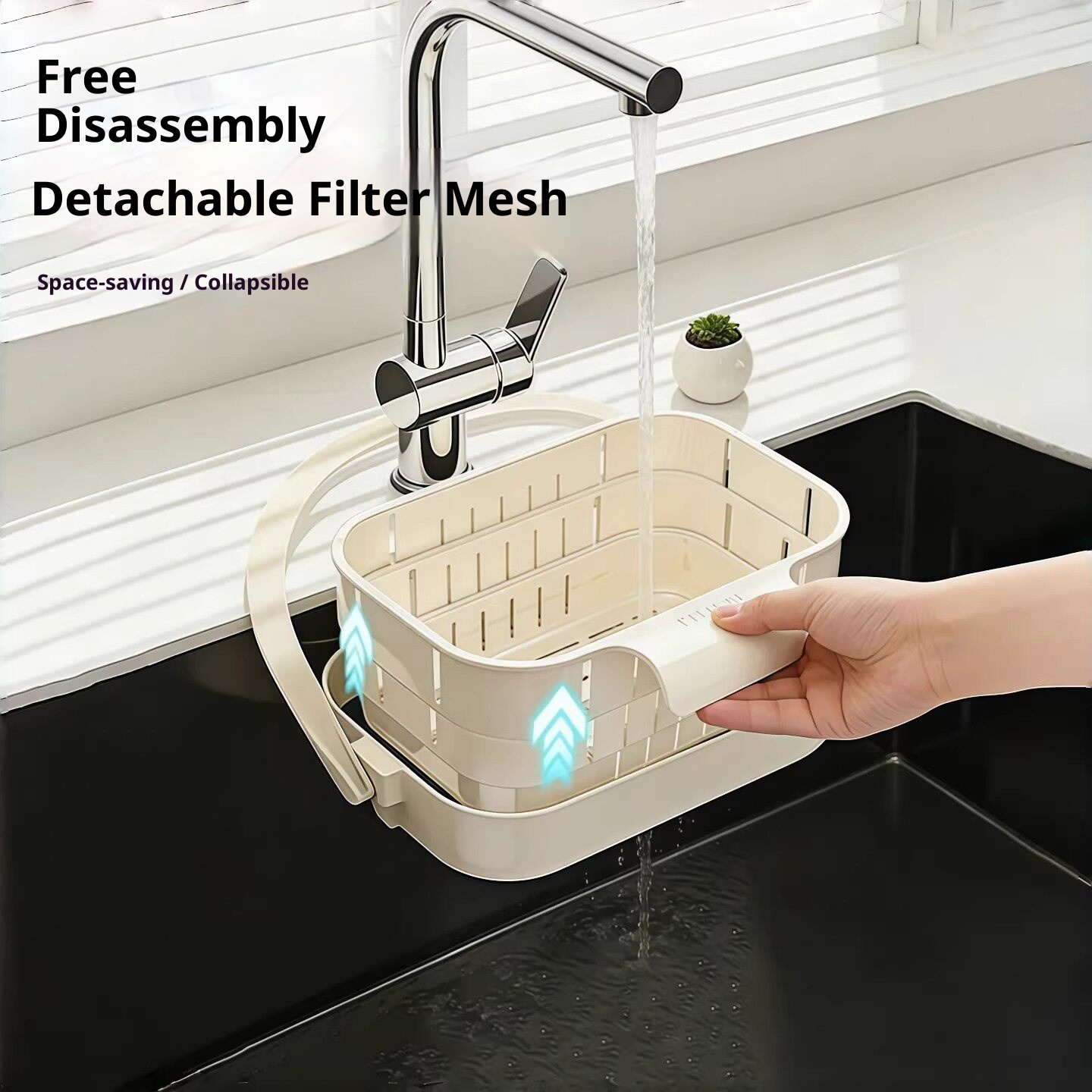 Foldable Sink Strainer Basket  - Kitchen Hanging Gadgets recension och pris