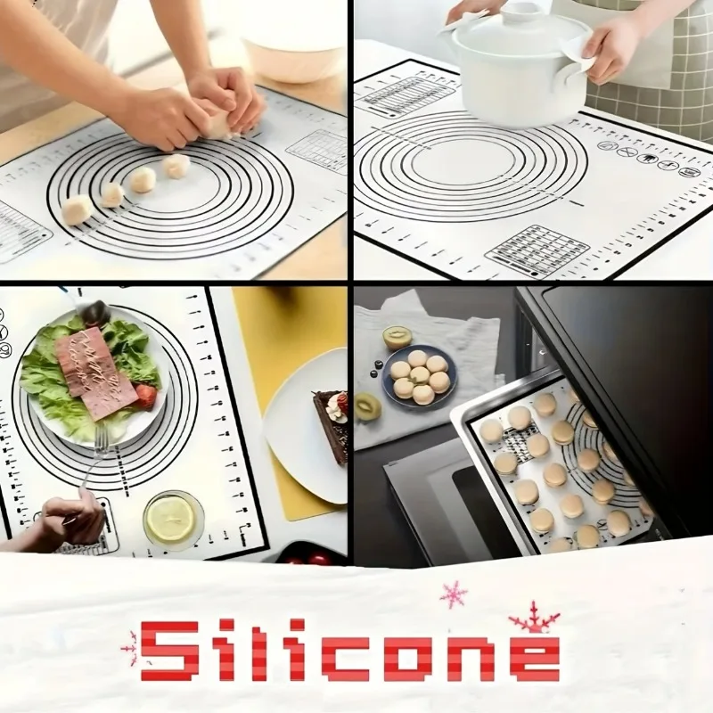 yesThickened Dough Rolling Mat - Silicone Baking Mat recension och pris