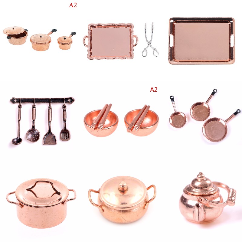 1:12 Scale Dollhouse Miniature - Kitchen Gadgets Gold recension och pris