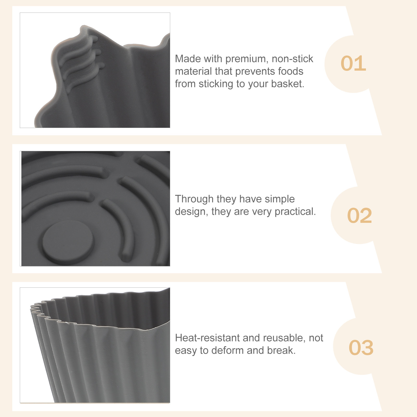 Reusable Silicone Air Fryer Ma - Silicone Baking Mat recension och pris