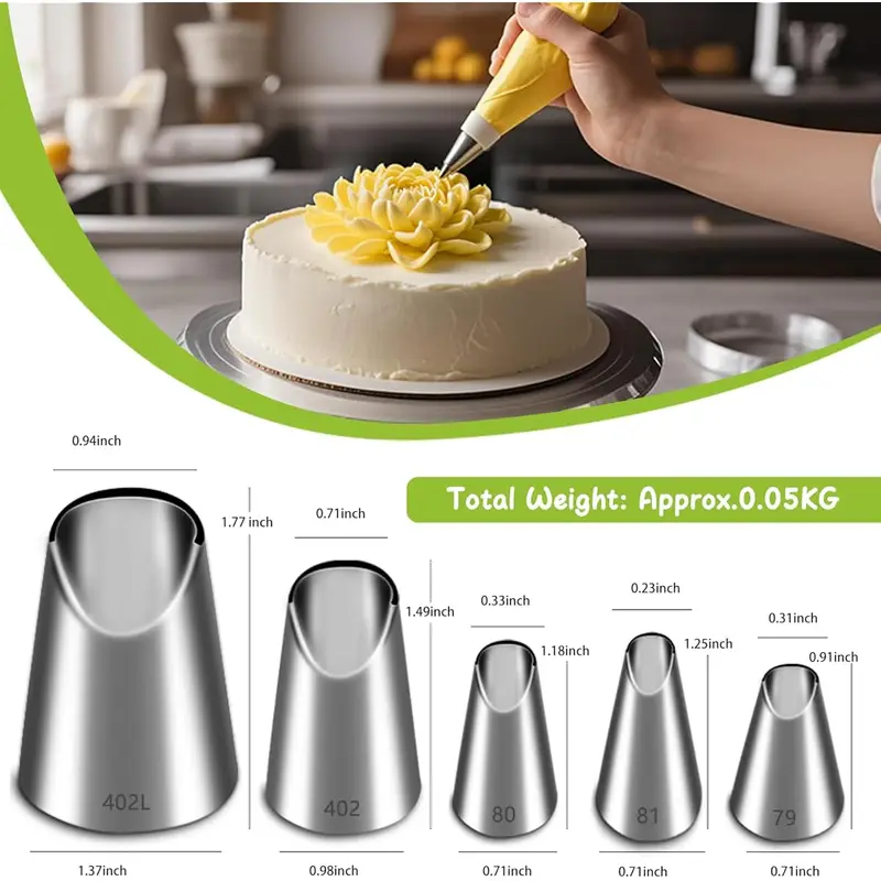 5PCS Stainless Steel Piping No - Kitchen Gadgets Deals recension och pris