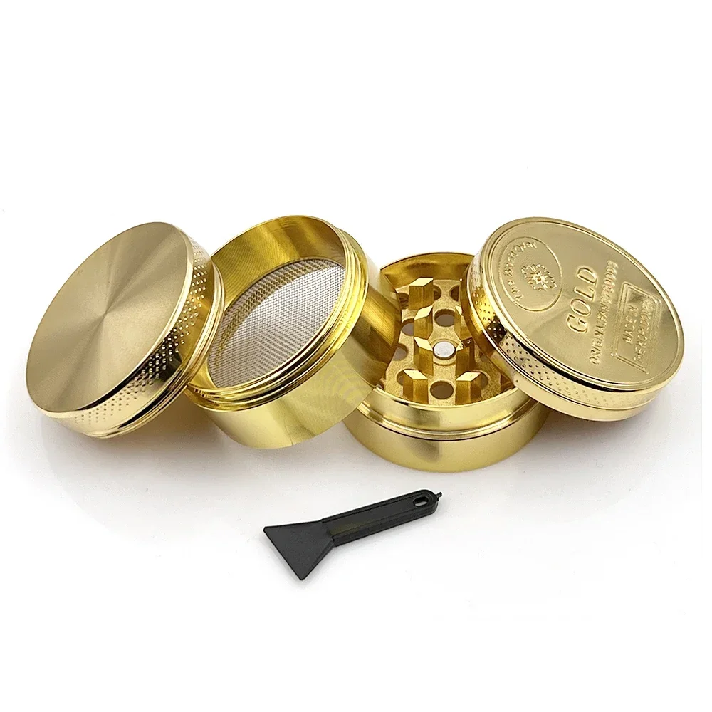 Herb Grinder 3/4 Parts Zinc Al - Kitchen Gadgets Gold recension och pris