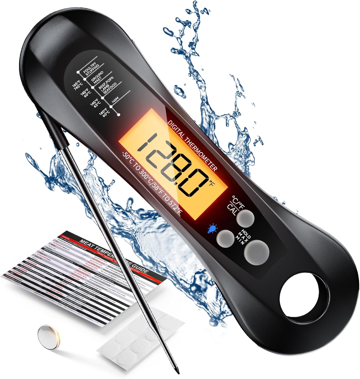 Digital Instant Read Meat Ther - Instant Read Thermometer recension och pris