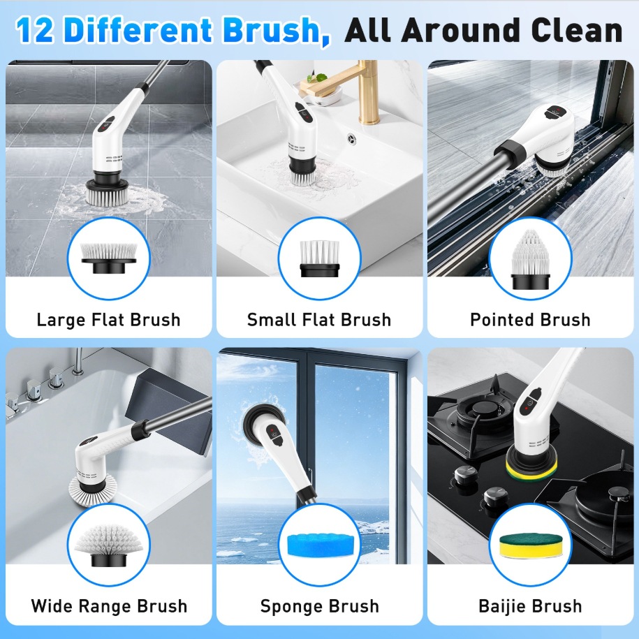TINSOL 12 in 1 Electric Cleani - Kitchen Gadgets Electronic recension och pris