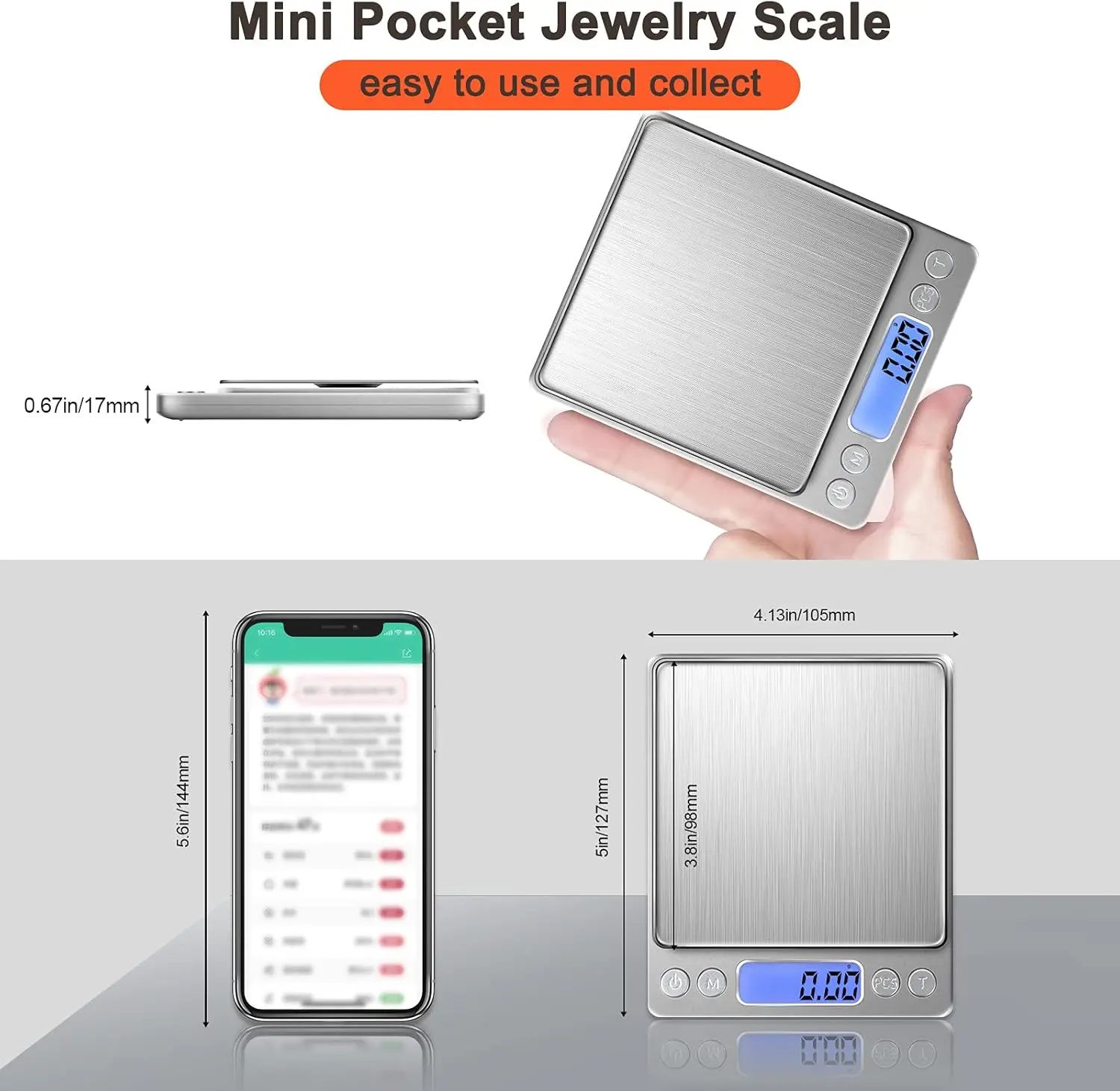 LCD Digital Jewelry Scale 3kg  - Kitchen Gadgets Electronic recension och pris