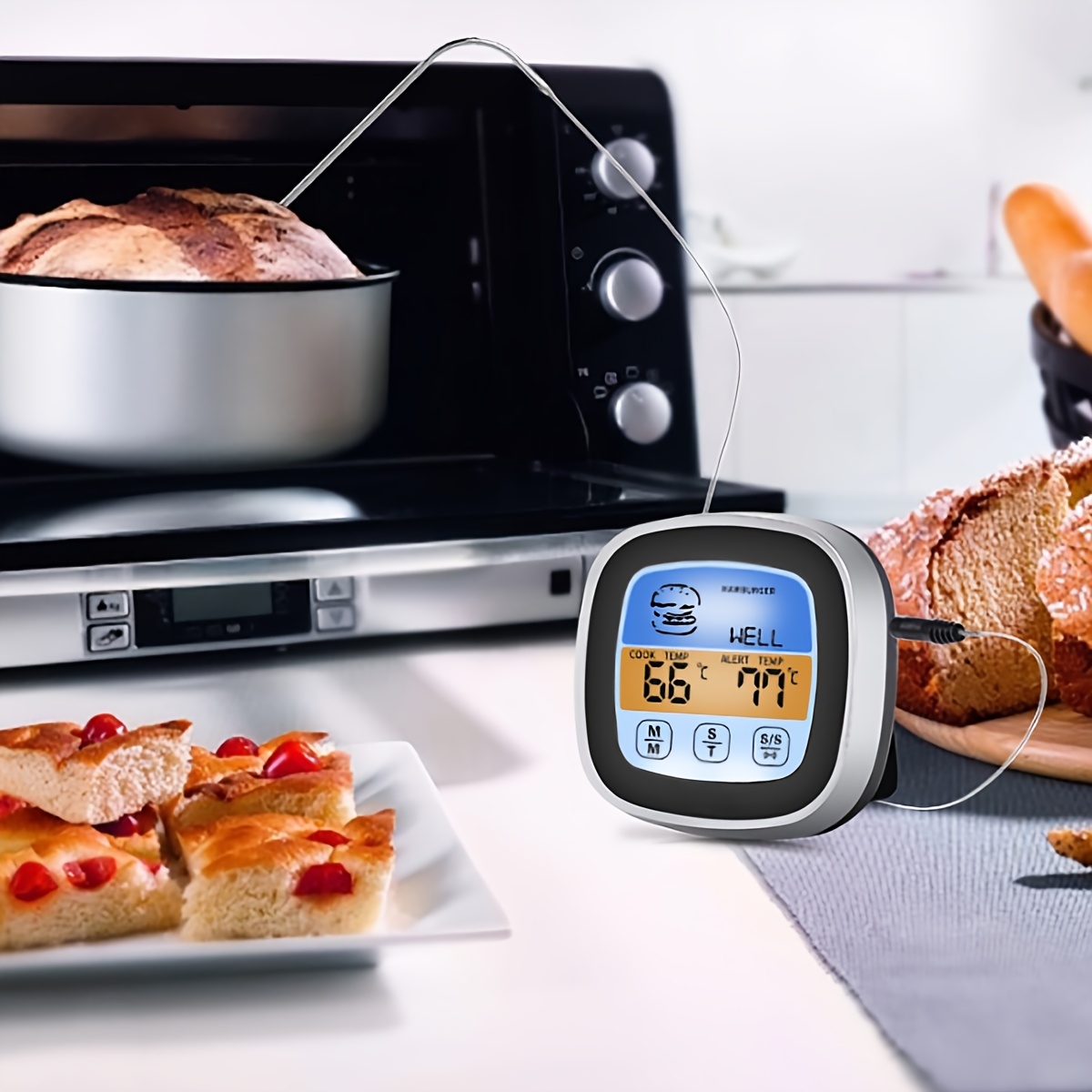 Digital Meat Thermometer BBQ T - Instant Read Thermometer recension och pris