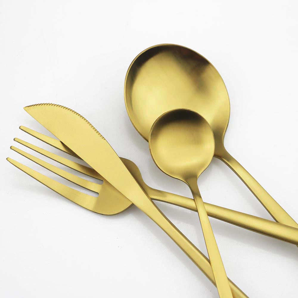 6Pcs Matte Stainless Steel Tea - Kitchen Gadgets Gold recension och pris