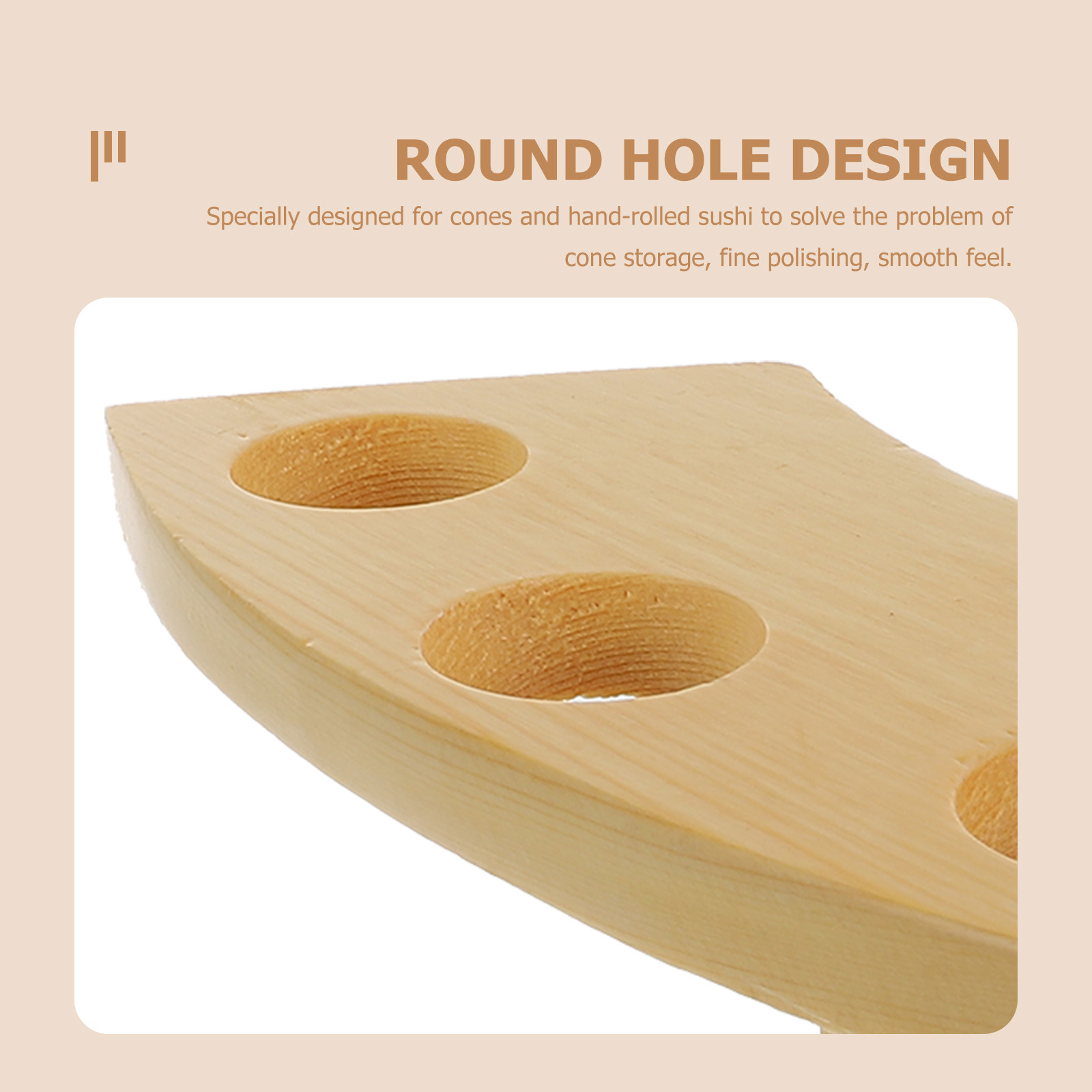 Wooden Ice Cream Cone Holder S - Kitchen Gadgets Gold recension och pris