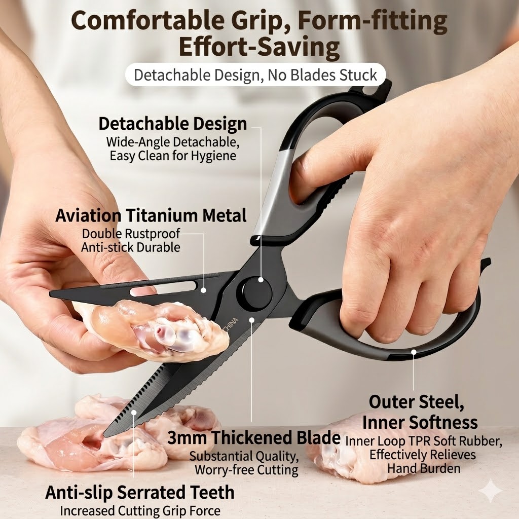 Kitchen scissors Titanium Chic - Kitchen Gadgets Deals recension och pris