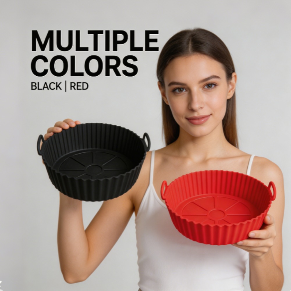 Round Silicone Air Fryer Liner - Silicone Baking Mat recension och pris