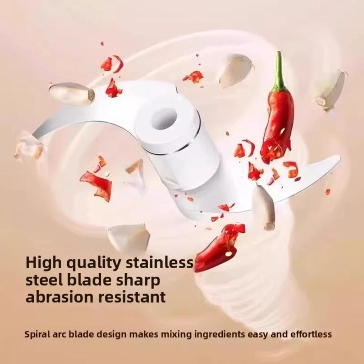 1PC Electric Garlic Chopper Mi - Kitchen Gadgets Electronic recension och pris