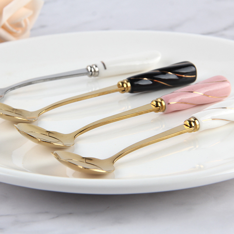 Tableware Coffee Stirring Spoo - Kitchen Gadgets Gold recension och pris