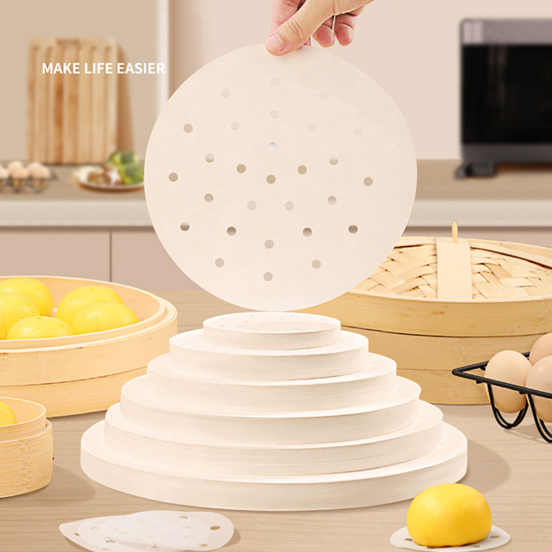 50pcs Bamboo Steamer Papers Di - Kitchen Gadgets Air Fryer recension och pris