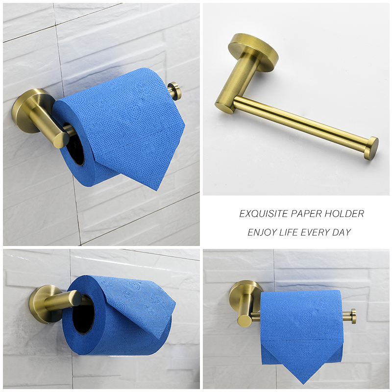 Brushed Gold Toilet Paper Tiss - Kitchen Gadgets Gold recension och pris