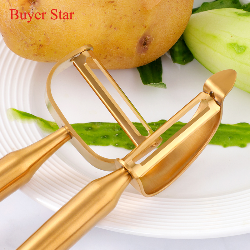 New Gold Fruit Peeler Stainles - Kitchen Gadgets Gold recension och pris