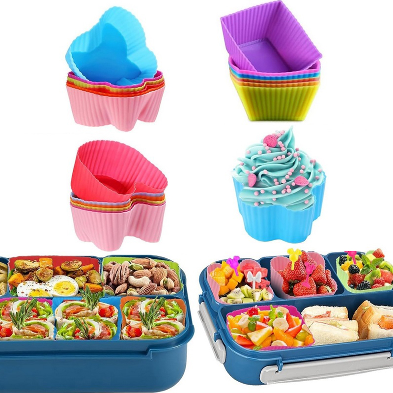 8PCS Silicone Lunch Box Divide - Silicone Baking Mat recension och pris