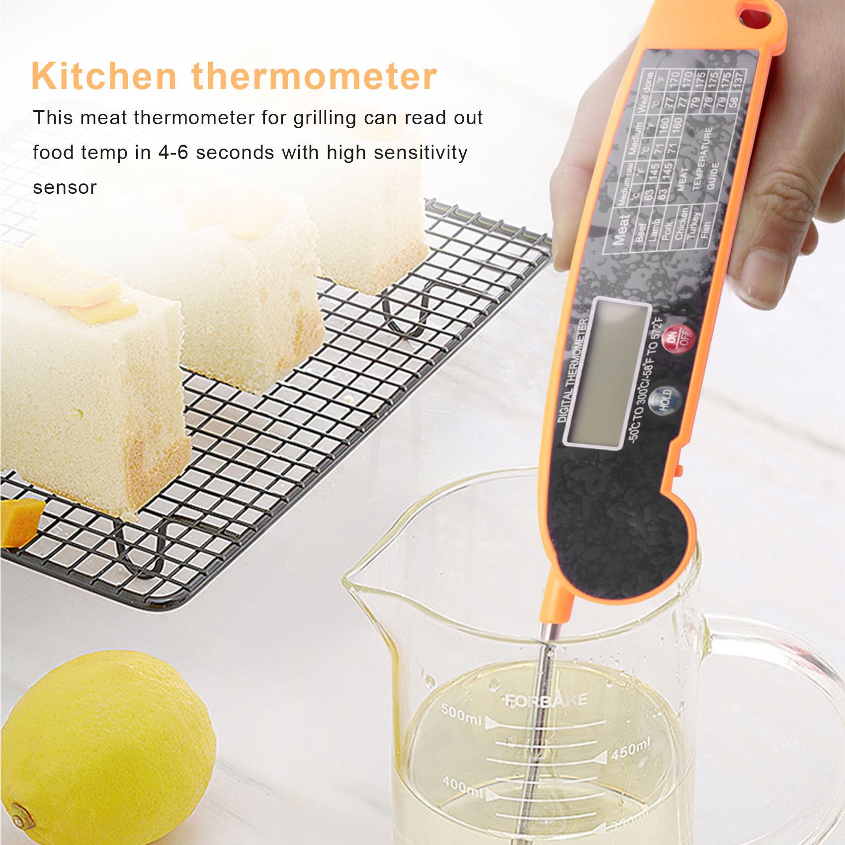 Digital Instant Read Meat Ther - Instant Read Thermometer recension och pris