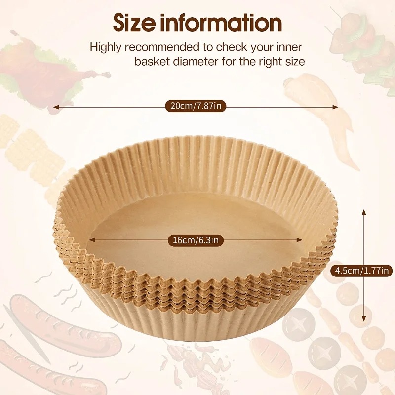 Air Fryer Paper Liners Disposa - Kitchen Gadgets Air Fryer recension och pris