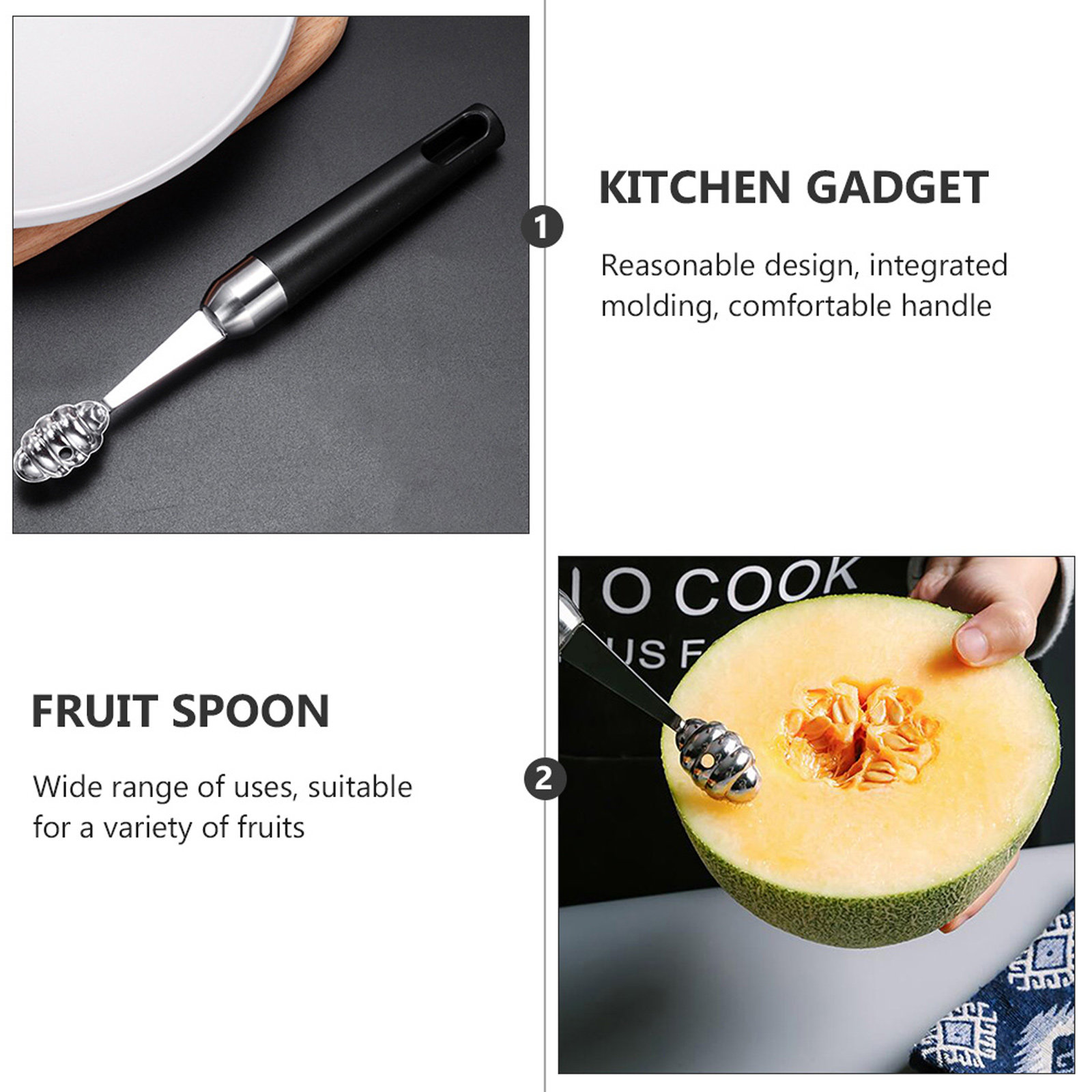 1Pcs Stainless Steel Fruit Sco - Kitchen Gadgets Kitchen recension och pris
