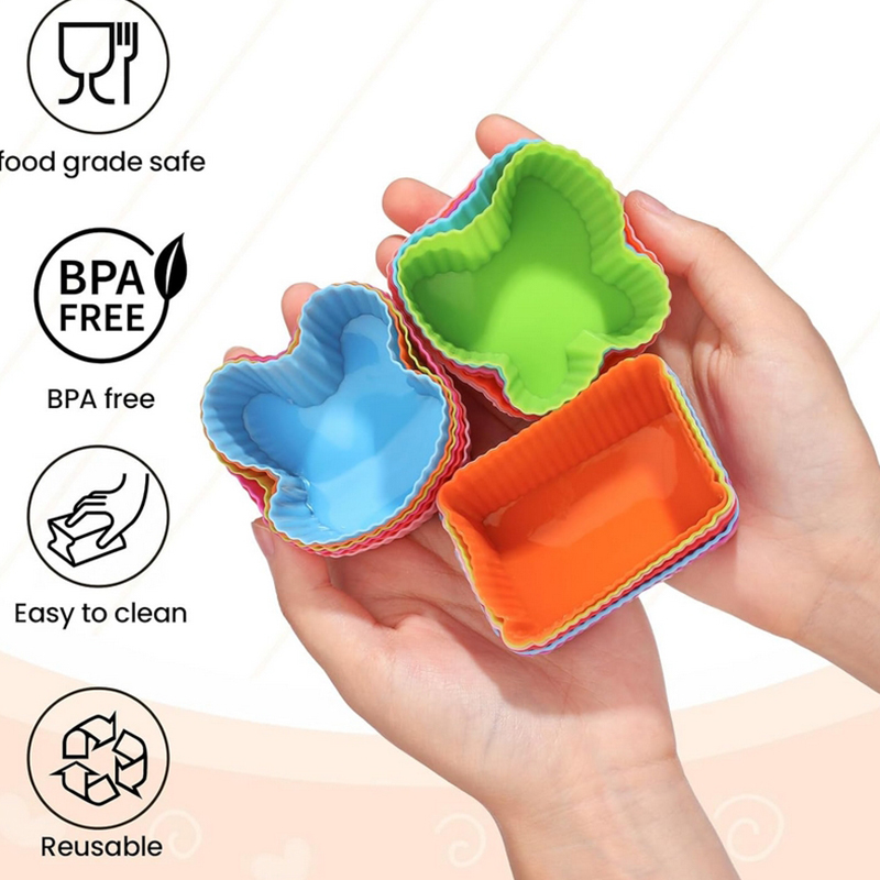 8PCS Silicone Lunch Box Divide - Silicone Baking Mat recension och pris